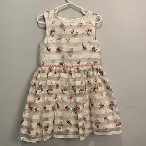 Girls Floral Dress Size 4/5